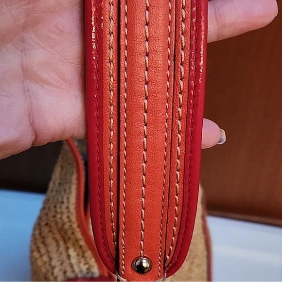 Coach Hobo Slouch Straw Shoulder Bag - Picture 2 of 5